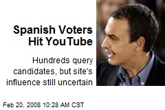 Spanish Voters Hit YouTube