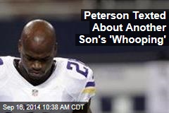 Peterson Texted About Another Son&#39;s &#39;Whooping&#39;