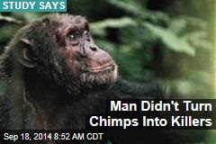 Man Didn&#39;t Turn Chimps Into Killers