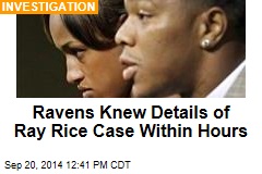 Ravens Knew Details of Ray Rice Case Within Hours
