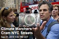 Climate Marchers Cram NYC Streets
