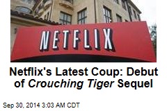 Crouching Tiger Sequel to Debut on Netflix