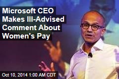 Microsoft CEO to Women: It&#39;s Good Karma to Not Ask for More Pay