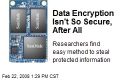 Data Encryption Isn't So Secure, After All