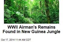 WWII Airman&#39;s Remains Found in New Guinea Jungle
