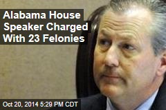 Alabama House Speaker Charged With 23 Felonies