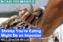 Shrimp You&#39;re Eating Might Be an Impostor
