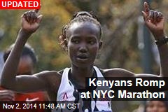 Kenyan Keitany Wins a Squeaker in NYC Marathon