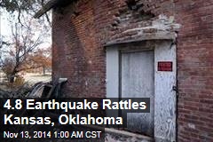 4.8 Earthquake Rattles Kansas, Oklahoma