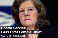 Postal Service Gets First Female Chief