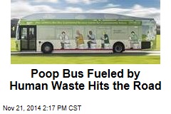 Poop Bus Fueled by Human Waste Hits the Road