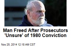 Man Freed After Prosecutors &#39;Unsure&#39; of 1980 Conviction