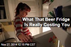 What That Beer Fridge Is Really Costing You