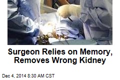 Surgeon Relies on Memory, Removes Wrong Kidney