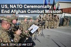 US, NATO Ceremonially End Afghan Combat Mission