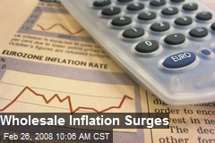 Wholesale Inflation Surges