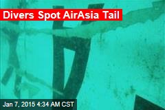 Divers Spot AirAsia Tail