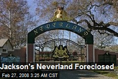 Jackson's Neverland Foreclosed