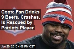 Cops: Patriots Player Rescues Driver Who Got Drunk at Game