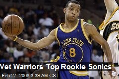 Vet Warriors Top Rookie Sonics