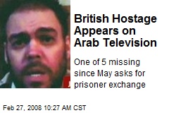 British Hostage Appears on Arab Television