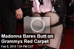 Madonna Bares Butt on Grammys Red Carpet