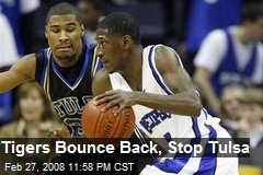 Tigers Bounce Back, Stop Tulsa