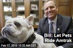 Bill: Let Pets Ride Amtrak