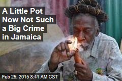 In Jamaica, a Little Pot Now No Crime