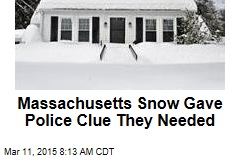 Massachusetts&#39; Snow Gave Police Clue They Needed
