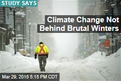 Climate Change Not Giving Us Extreme Winters