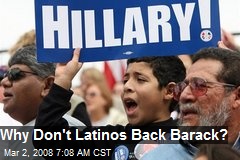 Why Don't Latinos Back Barack?