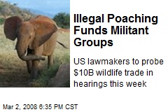 Illegal Poaching Funds Militant Groups