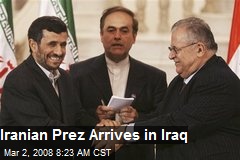 Iranian Prez Arrives in Iraq
