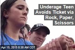 Underage Teen Avoids Ticket via Rock, Paper, Scissors