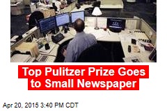 Top Pulitzer Prize Goes to Small Newspaper