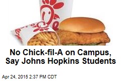 No Chick-fil-A on Campus, Say Johns Hopkins Students