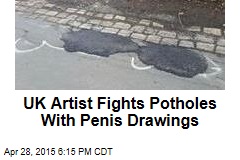 UK Artist Fights Potholes With Penis Drawings