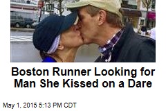 Boston Runner Looking for Man She Kissed on a Dare