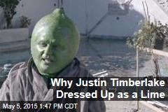 Why Justin Timberlake Dressed Up as a Lime