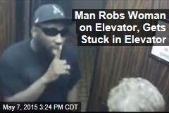 Man Robs Woman on Elevator, Gets Stuck in Elevator
