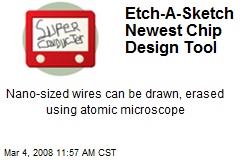 Etch-A-Sketch Newest Chip Design Tool