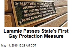 Laramie Passes State&#39;s First Gay Protection Measure
