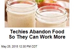 Techies Abandon Food So They Can Work More