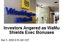 Investors Angered as WaMu Shields Exec Bonuses