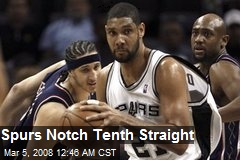 Spurs Notch Tenth Straight