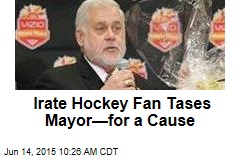 Irate Hockey Fan Tases Mayor&mdash;for a Cause