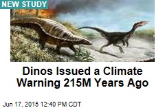 Dinos Issued a Climate Warning 215M Years Ago