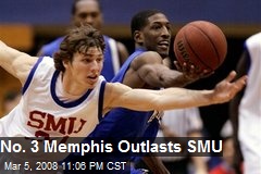 No. 3 Memphis Outlasts SMU