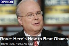Rove: Here's How to Beat Obama